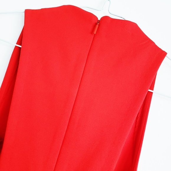 Babaton Sexy Bright Red Bodycon Midi Dress BNWT - Picture 15 of 15